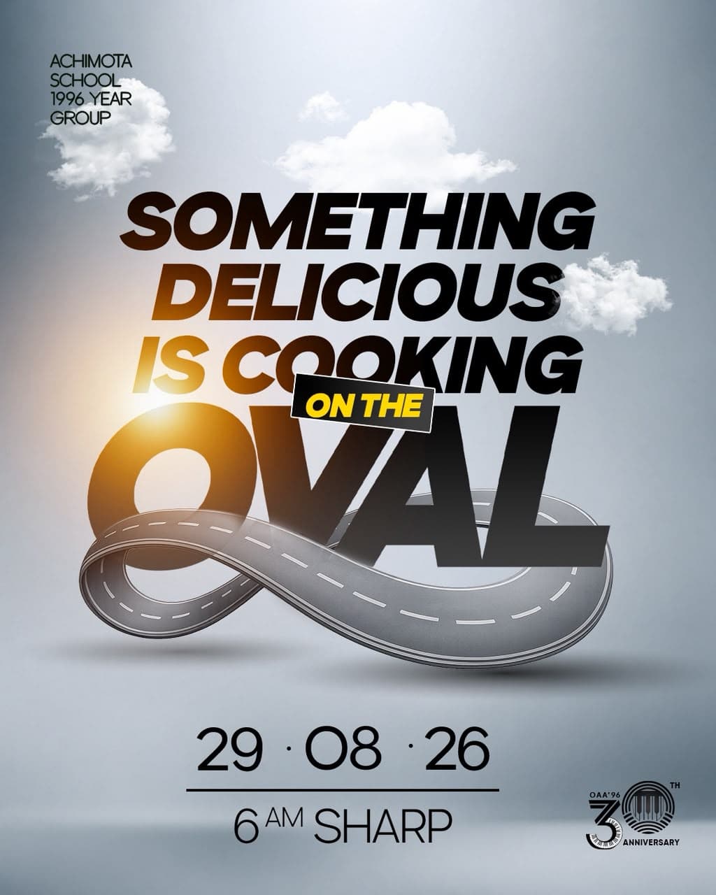 Upcoming event poster